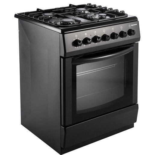 Aragaz VORTEX VAM6060BK02K, 4 arzatoare, Gaz + Electric, L 60 cm, Grill, negru Aragaz VORTEX VAM6060BK02K, 4 arzatoare, Gaz + Electric, L 60 cm, Grill, negru