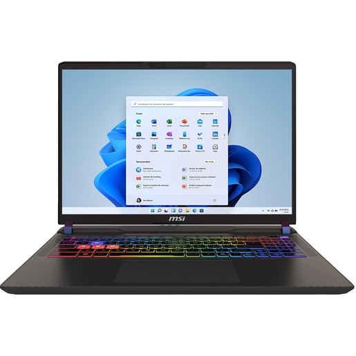 Laptop Gaming MSI Vector 16 HX AI A2XWIG, Intel Core Ultra 9 275HX pana la 5.4GHz, 16" QHD+, 32GB, SSD 1TB, NVIDIA GeForce RTX 5080 16GB, Windows 11 Home, Cosmos Gray Laptop Gaming MSI Vector 16 HX AI A2XWIG, Intel Core Ultra 9 275HX pana la 5.4GHz, 16" QHD+, 32GB, SSD 1TB, NVIDIA GeForce RTX 5080 16GB, Windows 11 Home, Cosmos Gray