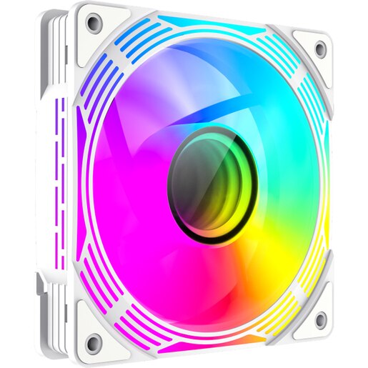 Ventilator GAMEMAX FN12A-C8I-W, 120mm, iluminare ARGB, VEGMFN12AC8IWH Ventilator GAMEMAX FN12A-C8I-W, 120mm, iluminare ARGB, VEGMFN12AC8IWH