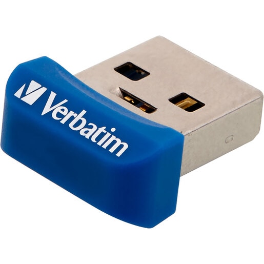 Memorie USB VERBATIM Store 'n' Stay NANO, 32GB, USB 3.0, albastru Memorie USB VERBATIM Store 'n' Stay NANO, 32GB, USB 3.0, albastru
