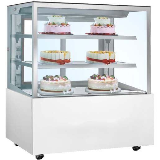 Vitrina frigorifica profesionala pentru cofetarie VORTEX VGR33WH01Y, 330 l, H 138.5 cm, alb Vitrina frigorifica profesionala pentru cofetarie VORTEX VGR33WH01Y, 330 l, H 138.5 cm, alb