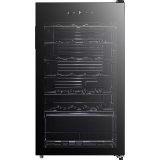 Racitor de vinuri VORTEX VWC9SBK03M, 34 sticle, H 84.5 cm, Clasa G, negru Racitor de vinuri VORTEX VWC9SBK03M, 34 sticle, H 84.5 cm, Clasa G, negru