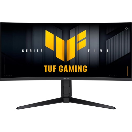 Monitor Gaming curbat LED VA ASUS TUF VG34WQML5A, 34", WQHD, 250Hz, AMD FreeSync Premium, HDR10, boxe, negru Monitor Gaming curbat LED VA ASUS TUF VG34WQML5A, 34", WQHD, 250Hz, AMD FreeSync Premium, HDR10, boxe, negru