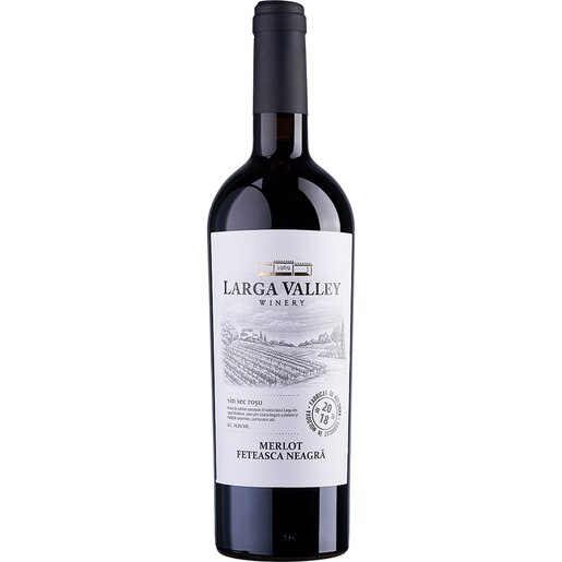 Vin rosu sec Larga Valley, 0.75L Vin rosu sec Larga Valley, 0.75L