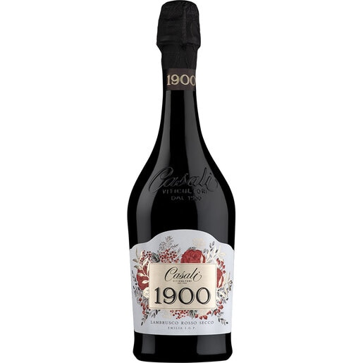 Vin spumant rosu 1900 Lambrusco Rosso Secco, 0.75L Vin spumant rosu 1900 Lambrusco Rosso Secco, 0.75L