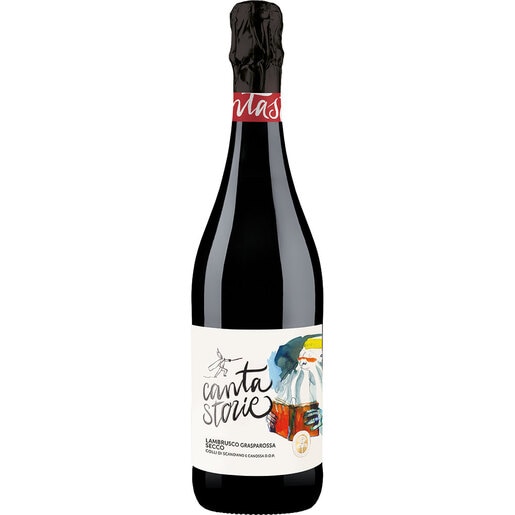 Vin spumant rosu Cantastorie Rosso Secco, 0.75L Vin spumant rosu Cantastorie Rosso Secco, 0.75L