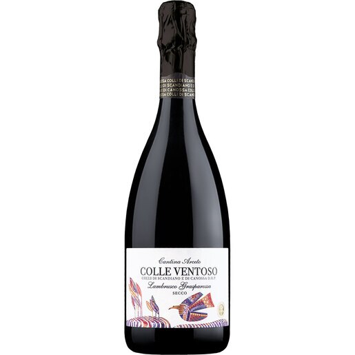 Vin spumant rosu Colle Venteso Grasparossa Secco, 0.75L Vin spumant rosu Colle Venteso Grasparossa Secco, 0.75L