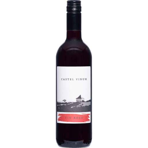 Vin rosu sec Castel Vinum, 0.75L Vin rosu sec Castel Vinum, 0.75L