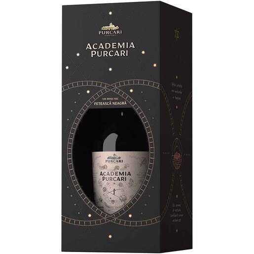 Vin rosu sec Academia Purcari Feteasca Neagra, 0.75L Vin rosu sec Academia Purcari Feteasca Neagra, 0.75L