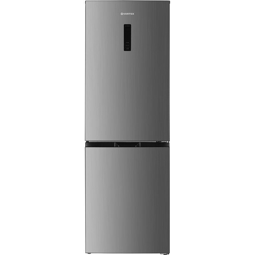 Combina frigorifica VORTEX VK33NSS01H, No Frost, 326 l, H 201 cm, Clasa E, inox Combina frigorifica VORTEX VK33NSS01H, No Frost, 326 l, H 201 cm, Clasa E, inox