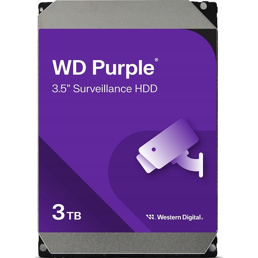 Hard Disk WD Purple Surveillance, 3TB, 5400 RPM, SATA3, 128MB, WD34PURZ Hard Disk WD Purple Surveillance, 3TB, 5400 RPM, SATA3, 128MB, WD34PURZ