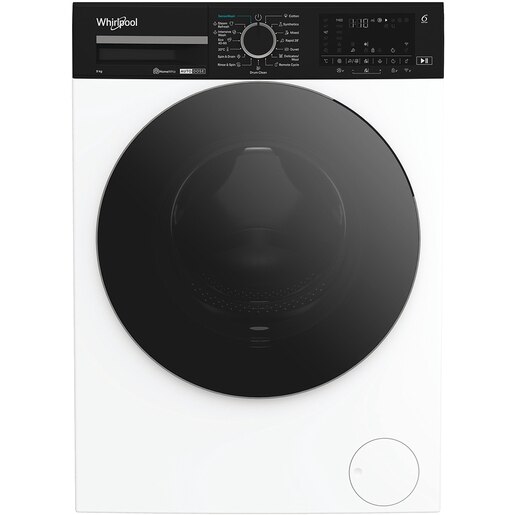 Masina de spalat rufe frontala WHIRLPOOL WPM 97W ADS EE, 6th Sense, Steam, 9 kg, 1400rpm, Clasa A, alb Masina de spalat rufe frontala WHIRLPOOL WPM 97W ADS EE, 6th Sense, Steam, 9 kg, 1400rpm, Clasa A, alb