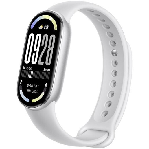 Bratara fitness XIAOMI Smart Band 10, Android/iOS, Glacier Silver Bratara fitness XIAOMI Smart Band 10, Android/iOS, Glacier Silver