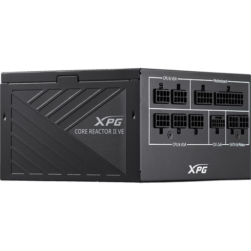Sursa PC XPG Reactor II VE, 650W, 120mm, 80 Plus Gold, Full Modular Sursa PC XPG Reactor II VE, 650W, 120mm, 80 Plus Gold, Full Modular