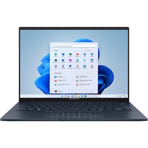 Laptop ASUS Zenbook 14 OLED UX3405CA-PP069X, Intel Core Ultra 9 285H pana la 5.4GHz, 14" 3K, 32GB, SSD 1TB, Intel Arc Graphics, Windows 11 Pro, Ponder Blue Laptop ASUS Zenbook 14 OLED UX3405CA-PP069X, Intel Core Ultra 9 285H pana la 5.4GHz, 14" 3K, 32GB, SSD 1TB, Intel Arc Graphics, Windows 11 Pro, Ponder Blue
