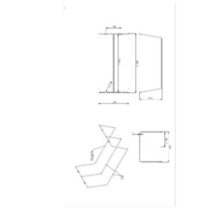 Suport pentru tavi Datil GOODHOME, 36 x 13.6 x 18.6 cm, otel, argintiu Suport pentru tavi Datil GOODHOME, 36 x 13.6 x 18.6 cm, otel, argintiu