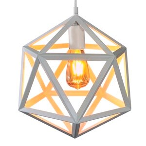 Lustra tip pendul, Alb, 60 W, 1 x E27 Denmark Lustra tip pendul, Alb, 60 W, 1 x E27 Denmark