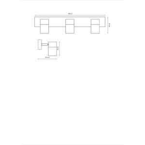 Spot GOODHOME Tellot, 3 x 5W, IP44, argintiu Spot GOODHOME Tellot, 3 x 5W, IP44, argintiu