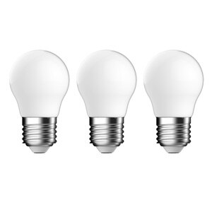 Set 3 becuri LED DIALL, E27, 3.4W, 470lm, 4000K Set 3 becuri LED DIALL, E27, 3.4W, 470lm, 4000K