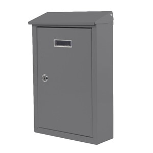 Cutie posta SMITH AND LOCKE, Inchidere cheie, 90 x 238 x 355mm, gri Cutie posta SMITH AND LOCKE, Inchidere cheie, 90 x 238 x 355mm, gri