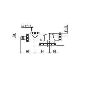 Sifon extraplat Wirquin TM100040, pentru chiuvete cu 1 cuva, 40 mm Sifon extraplat Wirquin TM100040, pentru chiuvete cu 1 cuva, 40 mm