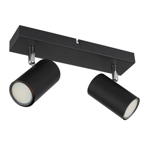 Spot Led Negru Metal 2X 35W Gu10 Spot Led Negru Metal 2X 35W Gu10