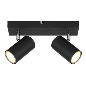 Spot Led Negru Metal 2X 35W Gu10 Spot Led Negru Metal 2X 35W Gu10