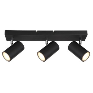 Spot Led Negru Metal 3X 35W Gu10 Spot Led Negru Metal 3X 35W Gu10