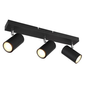 Spot Led Negru Metal 3X 35W Gu10 Spot Led Negru Metal 3X 35W Gu10