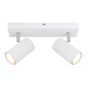 Spot Led Alb Metal 2X 35W Gu10 Spot Led Alb Metal 2X 35W Gu10