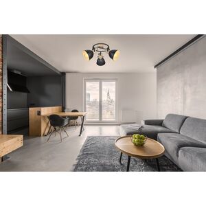 Spot negru, metal, E27, 40W Globo Spot negru, metal, E27, 40W Globo