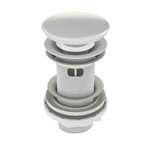 Ventil WIRQUIN quick-clack cu preaplin, dop ceramic, L 100 mm, alb Ventil WIRQUIN quick-clack cu preaplin, dop ceramic, L 100 mm, alb
