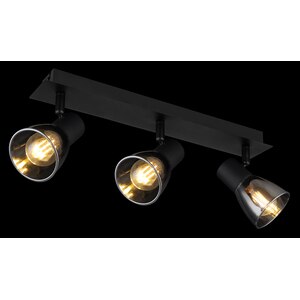 Spot Met Negru Mat 400X70X150 40W Spot Met Negru Mat 400X70X150 40W
