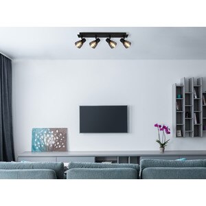 Spot Met Negru Mat 500X70X150 40W Spot Met Negru Mat 500X70X150 40W