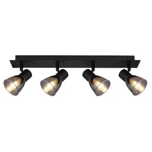 Spot Met Negru Mat 500X70X150 40W Spot Met Negru Mat 500X70X150 40W