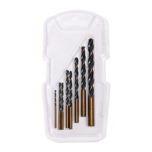 Set burghie pentru metal TOTAL HSS, 8 bucati Set burghie pentru metal TOTAL HSS, 8 bucati