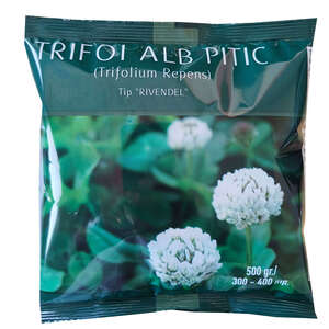 Seminte trifoi alb pitic EVERDE, tip rivendel, 0.5 kg Seminte trifoi alb pitic EVERDE, tip rivendel, 0.5 kg