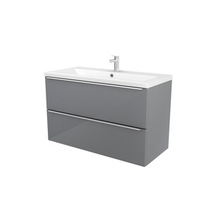 Masca lavoar GoodHome Imandra, suspendata, 100 x 45 x 60 cm, gri Masca lavoar GoodHome Imandra, suspendata, 100 x 45 x 60 cm, gri