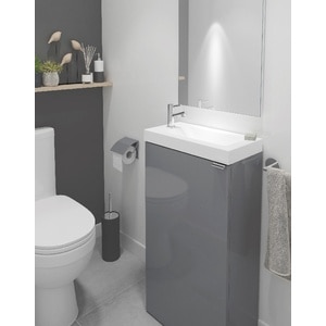 Masca lavoar GoodHome Imandra, 44 x 23 x 79 cm, gri Masca lavoar GoodHome Imandra, 44 x 23 x 79 cm, gri
