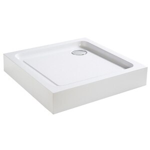 Cadita dus Cooke & Lewis Lagan, patrata, ABS si acril, 90 x 90 x 15 cm, alb Cadita dus Cooke & Lewis Lagan, patrata, ABS si acril, 90 x 90 x 15 cm, alb