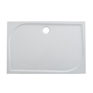 Cadita dus GoodHome Limski, dreptunghiulara, rasina, 140 x 80 x 2.8 cm, alb Cadita dus GoodHome Limski, dreptunghiulara, rasina, 140 x 80 x 2.8 cm, alb