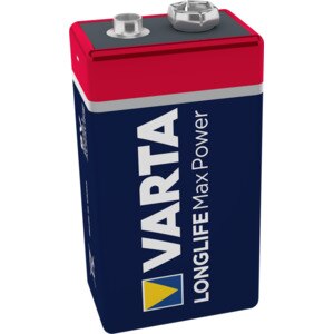 Baterie alcalina, 6LR61 Varta Longlife Max Power Baterie alcalina, 6LR61 Varta Longlife Max Power
