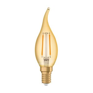 Bec LED decorativ, Osram, E14, 2.5W, 2400K, auriu Bec LED decorativ, Osram, E14, 2.5W, 2400K, auriu
