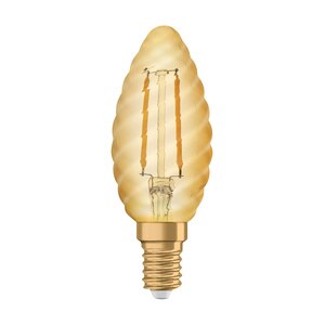 Bec LED decorativ, Osram, E14, 2.5W, 2400K, BW35, auriu Bec LED decorativ, Osram, E14, 2.5W, 2400K, BW35, auriu