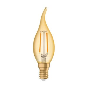 Bec Decorativ Rustic Led OSRAM, 2.5W, E14, 220lm, 2400K Bec Decorativ Rustic Led OSRAM, 2.5W, E14, 220lm, 2400K
