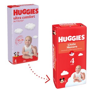 Scutece HUGGIES Little Movers Jumbo nr 4, Unisex, 7-18 kg, 50 buc Scutece HUGGIES Little Movers Jumbo nr 4, Unisex, 7-18 kg, 50 buc