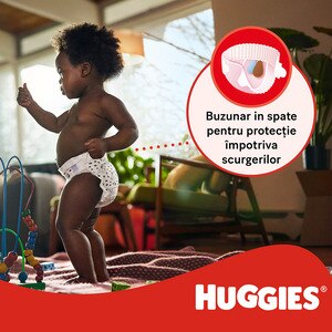 Scutece HUGGIES Little Movers Jumbo nr 4, Unisex, 7-18 kg, 50 buc Scutece HUGGIES Little Movers Jumbo nr 4, Unisex, 7-18 kg, 50 buc