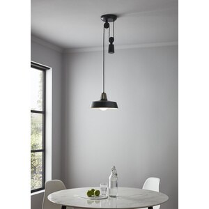 Lustra tip pendul, Negru, 60 W, 1 x E27 GoodHome Yarra Lustra tip pendul, Negru, 60 W, 1 x E27 GoodHome Yarra