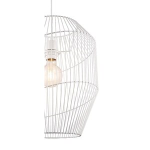 Lustra tip pendul, Alb, 42 W, 1 x E27 GoodHome Tsolma Lustra tip pendul, Alb, 42 W, 1 x E27 GoodHome Tsolma