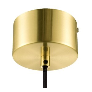 Lustra tip pendul, Transparent/Alama, 28 W, 1 x E27 GoodHome Dacite Lustra tip pendul, Transparent/Alama, 28 W, 1 x E27 GoodHome Dacite